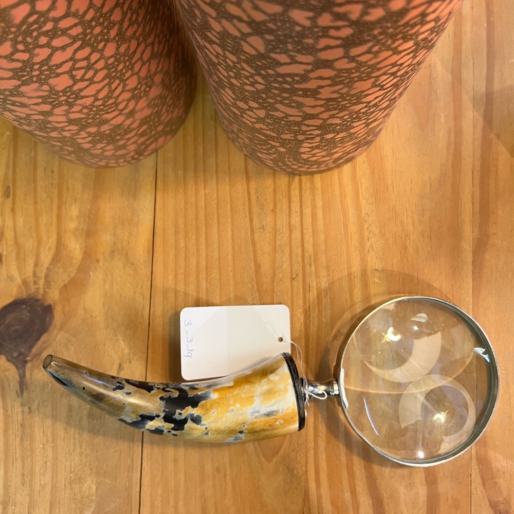 Horn magnifying glass